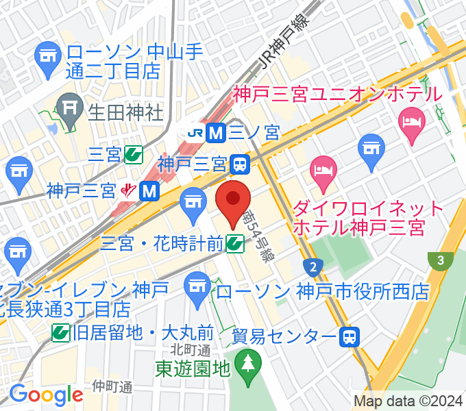 キノシネマ神戸国際の場所