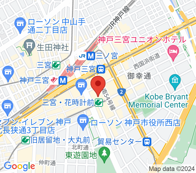 キノシネマ神戸国際の場所
