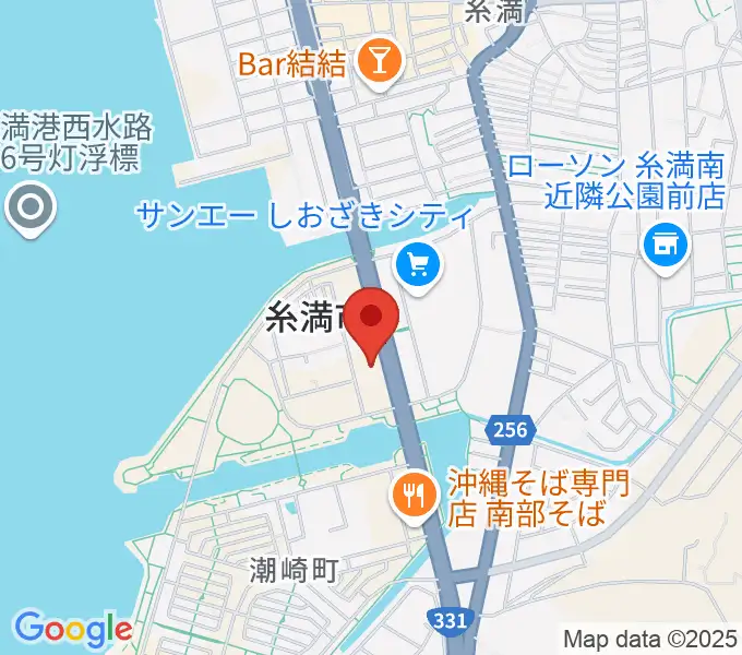 シャボン玉石けん くくる糸満の地図