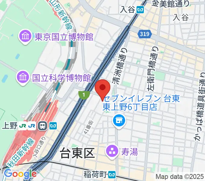 飛行船シアターの地図