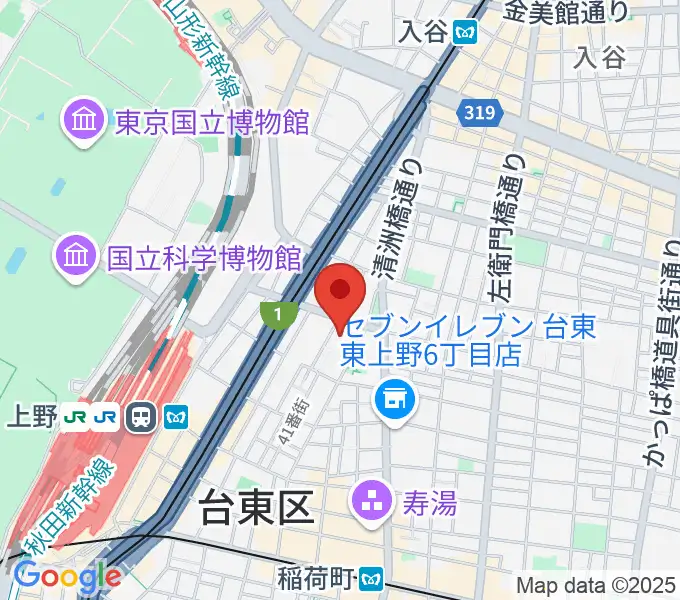 飛行船シアターの地図