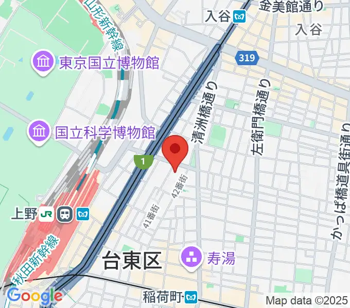 飛行船シアターの地図