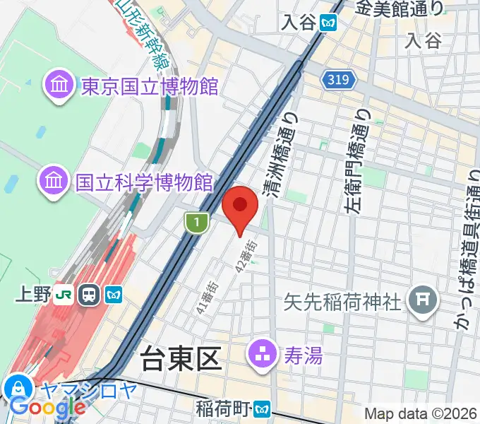 飛行船シアターの地図