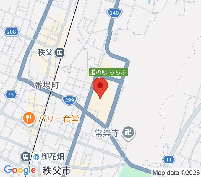 ユナイテッド・シネマ ウニクス秩父の地図