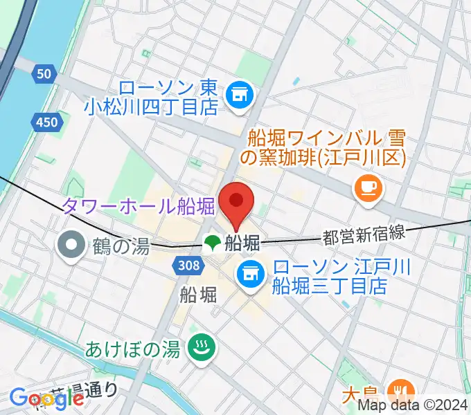 船堀シネパルの地図