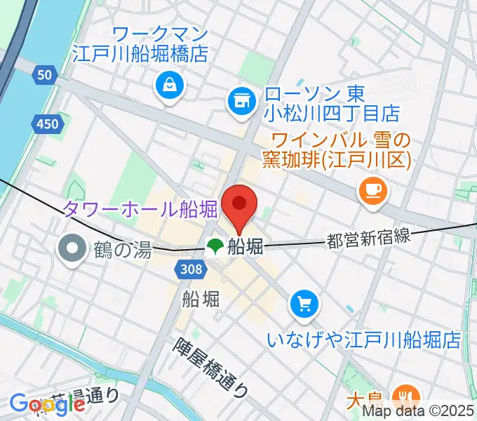 船堀シネパルの地図