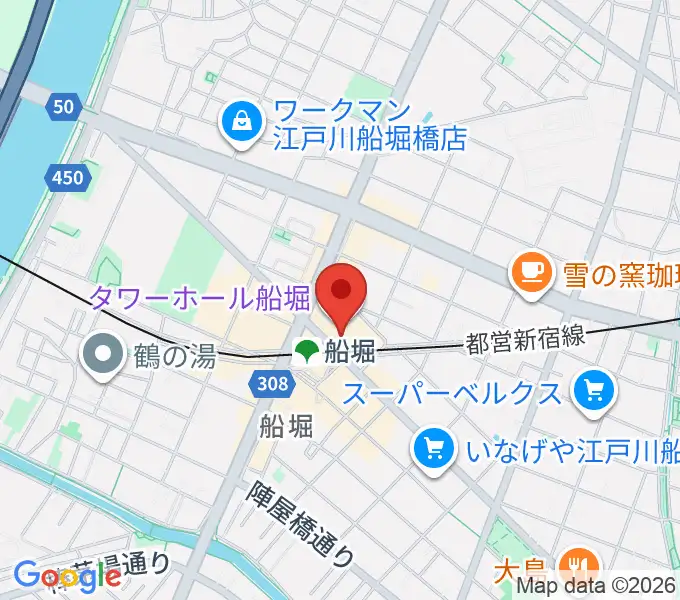 船堀シネパルの地図