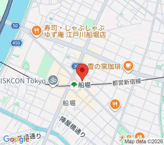 船堀シネパルの地図