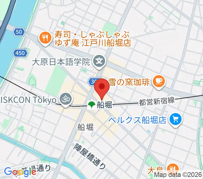 船堀シネパルの地図