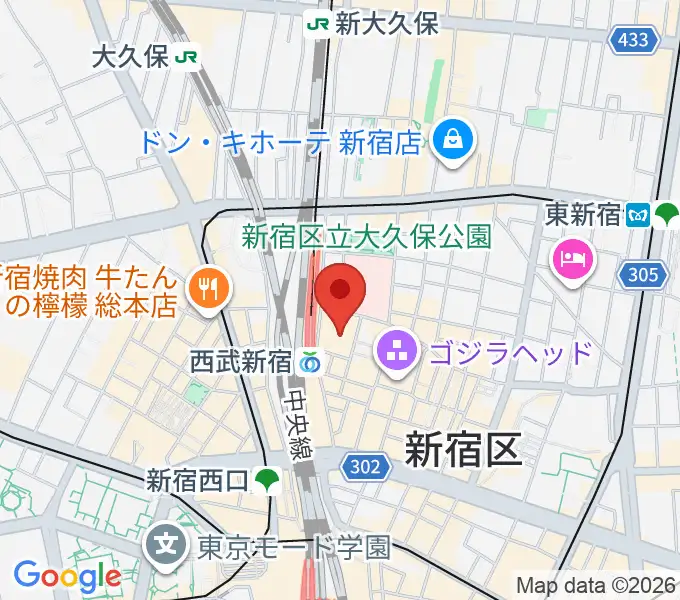 シアターミラノ座の地図