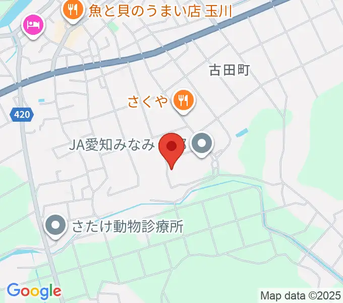 渥美文化会館の地図