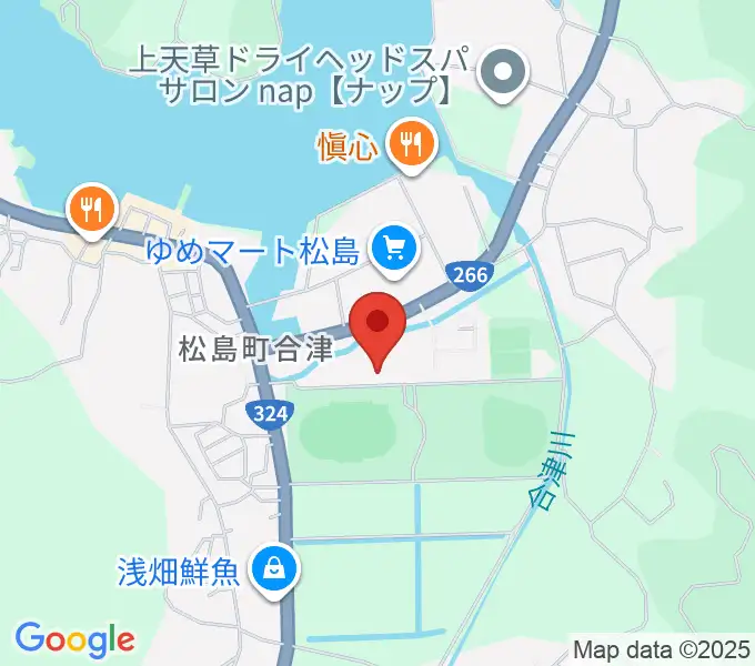 上天草市松島総合センターアロマの地図