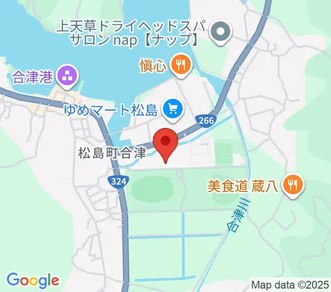 上天草市松島総合センターアロマの地図