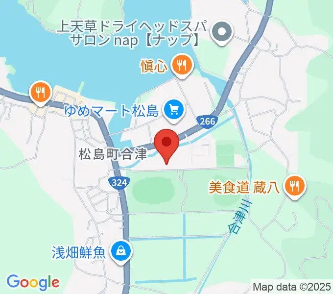 上天草市松島総合センターアロマの地図