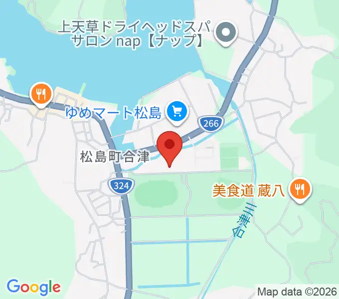 上天草市松島総合センターアロマの地図