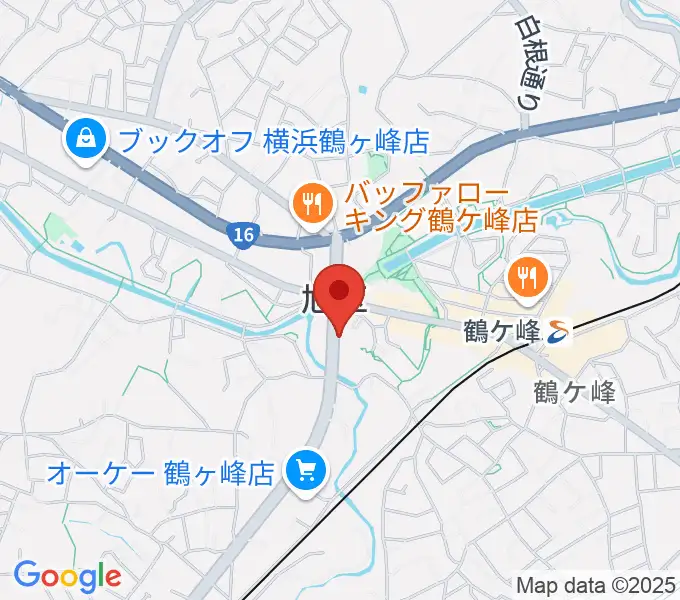 横浜市旭公会堂の地図