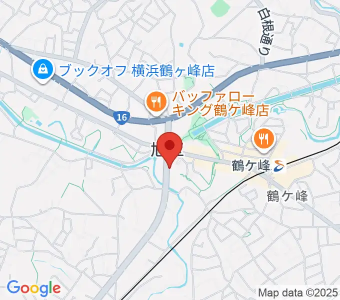 横浜市旭公会堂の地図