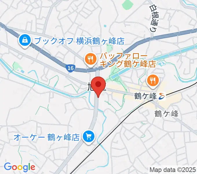 横浜市旭公会堂の地図