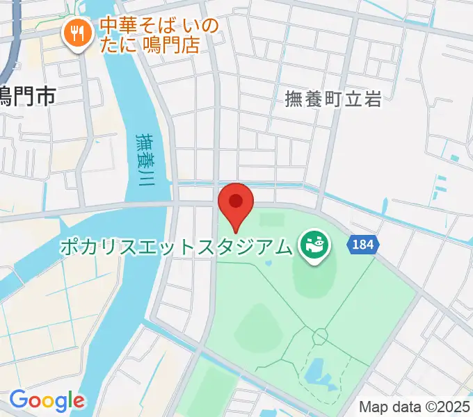 アミノバリューホールの地図