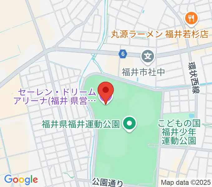 セーレン・ドリームアリーナの地図