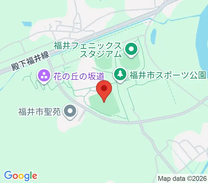 福井市スポーツ公園ソフトボール場の地図