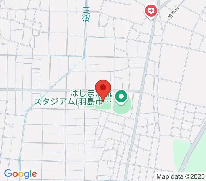 羽島市運動公園多目的広場の地図