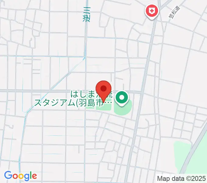 羽島市運動公園多目的広場の地図