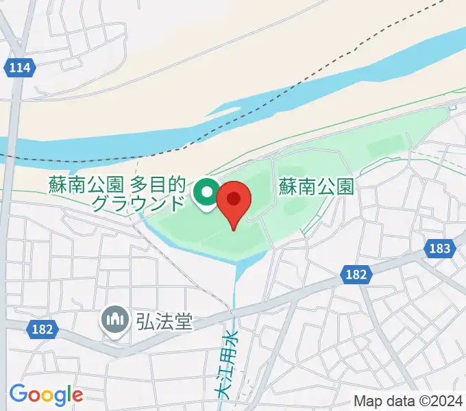 蘇南公園南野グランドの地図