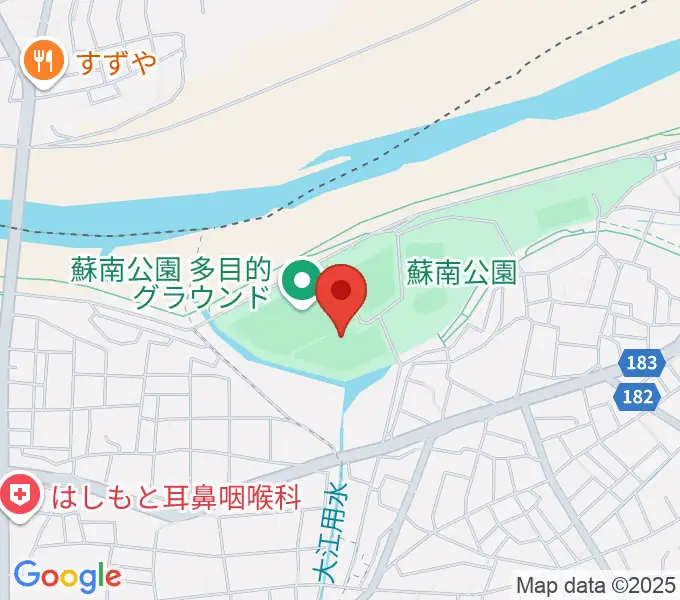 蘇南公園南野グランドの地図