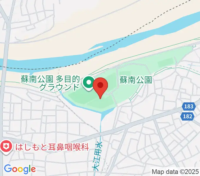 蘇南公園南野グランドの地図