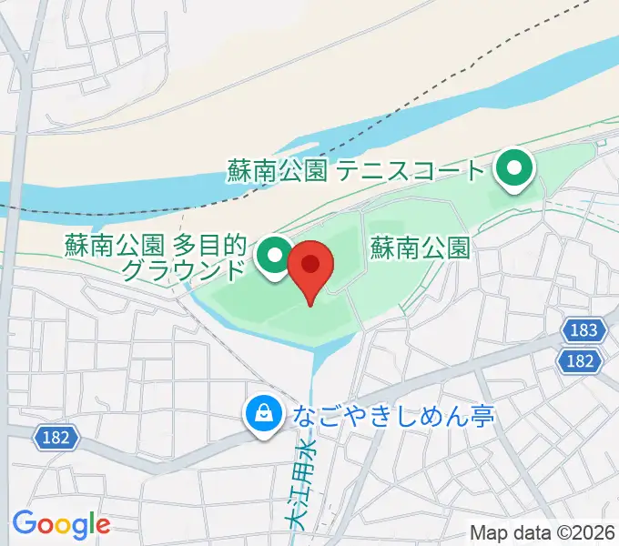 蘇南公園南野グランドの地図