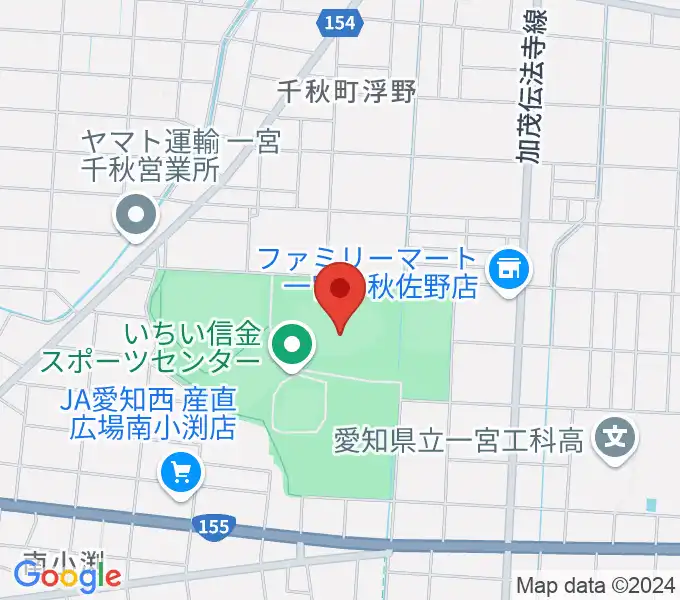 いちい信金スポーツセンター陸上競技場の地図