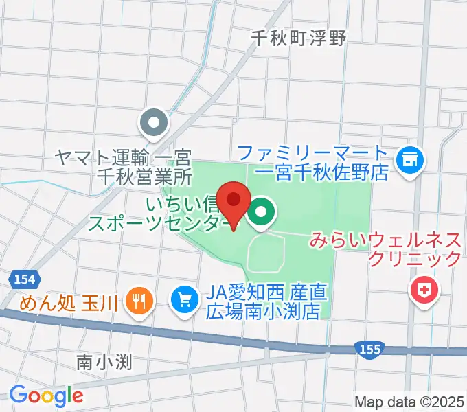 いちい信金スポーツセンターサッカー場の地図