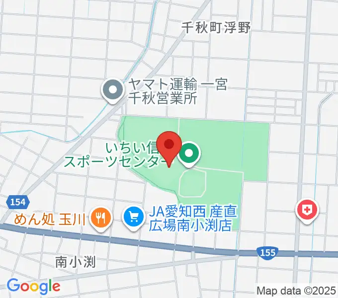 いちい信金スポーツセンターサッカー場の地図