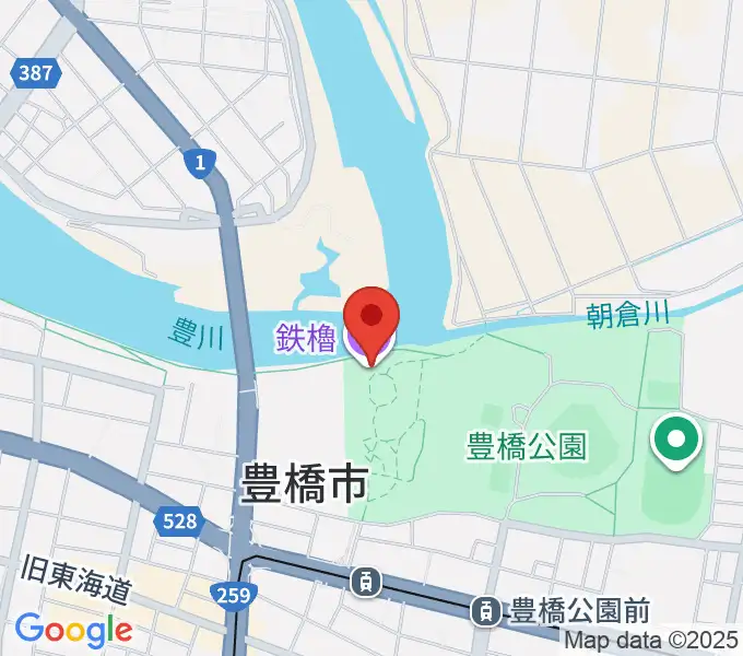 吉田城鉄櫓資料館の地図