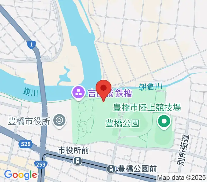 豊橋市三の丸会館の地図