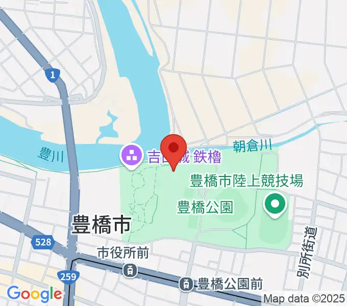 豊橋市三の丸会館の地図