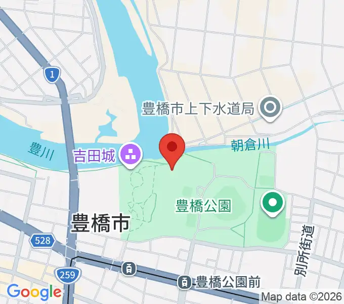 豊橋市三の丸会館の地図