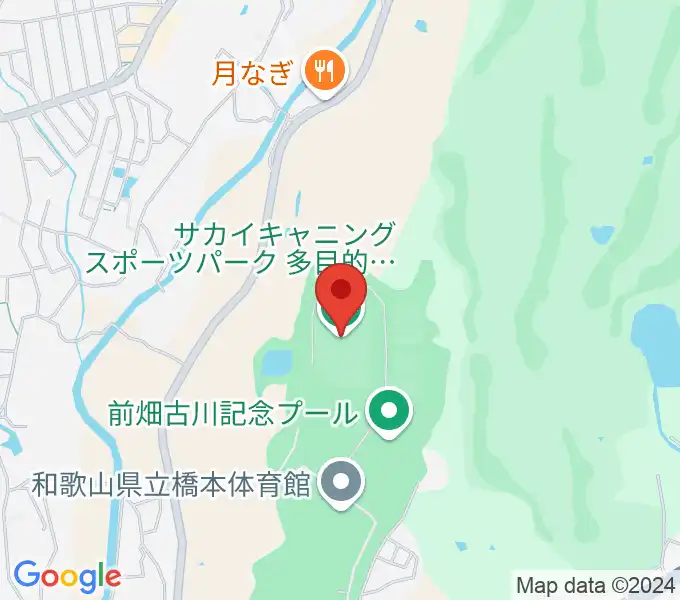 サカイキャニングスポーツパーク多目的グラウンドの地図