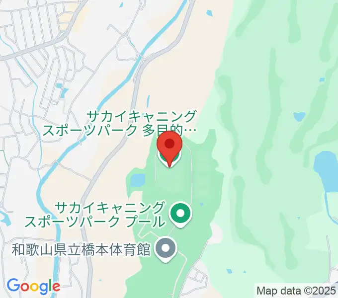 サカイキャニングスポーツパーク多目的グラウンドの地図