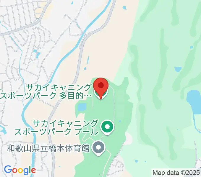 サカイキャニングスポーツパーク多目的グラウンドの地図