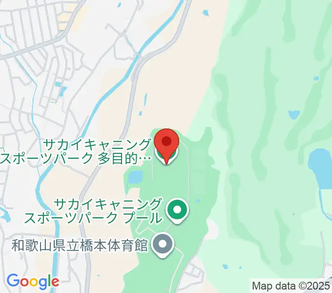 サカイキャニングスポーツパーク多目的グラウンドの地図