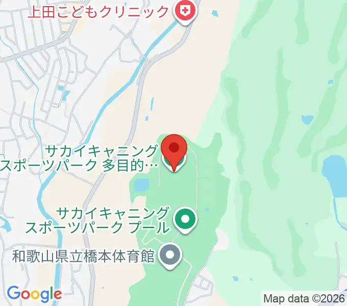 サカイキャニングスポーツパーク多目的グラウンドの地図