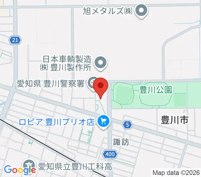 シントー ハート アリーナの地図