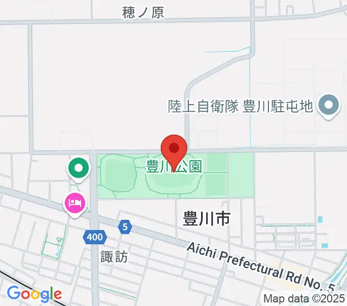 OKAKENアスリートフィールドの地図