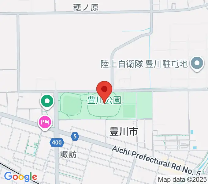 OKAKENアスリートフィールドの地図