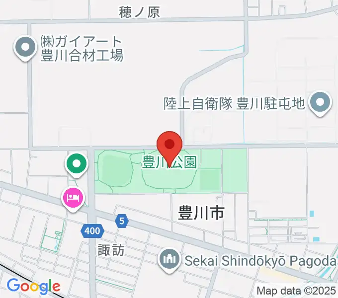 OKAKENアスリートフィールドの地図