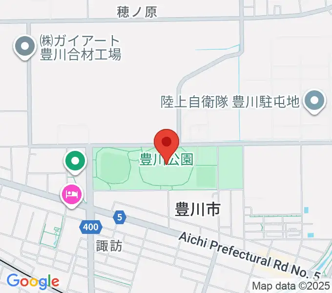 OKAKENアスリートフィールドの地図
