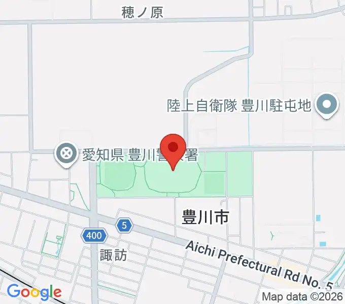 OKAKENアスリートフィールドの地図