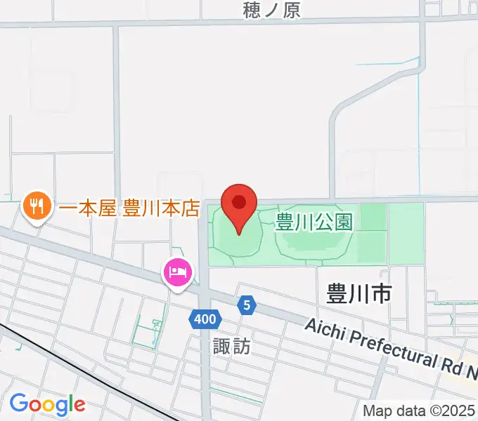 かわしんビクトリースタジアムの地図